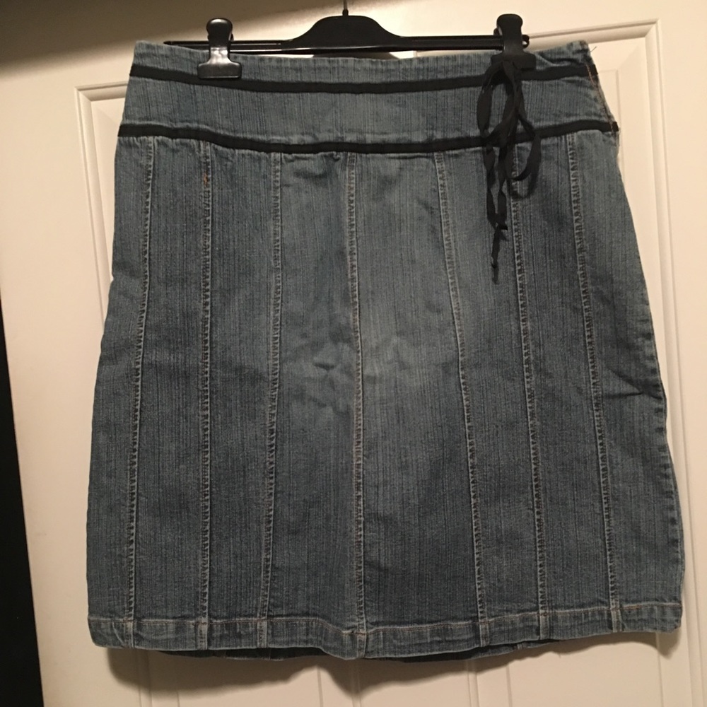 Venezia Lane Bryant Denim Skirt Size 14